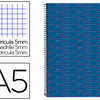 CAHIER SPIRALE LIDERPAPEL MULTILIDER A5 14,8X21CM 280P 80G/M2 QUADRILLAGE 5MM MICROPERFORÉ 4 TROUS COIL-LOCK BLEU CAHIER SPIRALE LIDERPAPEL MULTILIDER A5 14,8X21CM 280P 80G/M2 QUADRILLAGE 5MM MICROPERFORÉ 4 TROUS COIL-LOCK BLEU