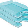CORBEILLE ACOURRIER Q-CONNECT POLYPROPYLENE DOCUMENTS A4 240X320MM EMPILABLE 350X255X65MM COLORIS TURQUOISE TRANSPAREN CORBEILLE ACOURRIER Q-CONNECT POLYPROPYLENE DOCUMENTS A4 240X320MM EMPILABLE 350X255X65MM COLORIS TURQUOISE TRANSPAREN