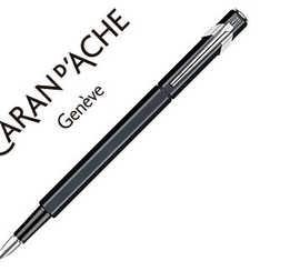 stylo-plume-caran-d-ache-840-pop-line-plume-moyenne-corps-aluminium-coloris-noir-avec-tui