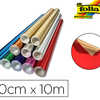 ROULEAU PAPIER FOLIA MÉTALLISÉ UNI 50CMX10M 2 FACES COLORIS ROUGE/OR ROULEAU PAPIER FOLIA MÉTALLISÉ UNI 50CMX10M 2 FACES COLORIS ROUGE/OR
