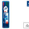 STYLO-BILLE STAEDTLER TRIPLUS BALL 437 M POINTE MATAL LARGE 0.7MM ENCRE INFALSIFIABLE ATUI CHEVALET 4 COLORIS ASSORTIS STYLO-BILLE STAEDTLER TRIPLUS BALL 437 M POINTE MATAL LARGE 0.7MM ENCRE INFALSIFIABLE ATUI CHEVALET 4 COLORIS ASSORTIS