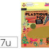 PLASTIQUE FOU OZ INTERNATIONAL CUISSON RAPIDE AU FOUR COLORIS MÉTALLISÉ OR PAQUET 7 UNITÉS