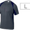 TEE-SHIRT BALI POLYESTER 160G/ M2 COL ROND MANCHES COURTES TRAITEMENT SACHAGE RAPIDE COLORIS GRIS/BLEU MARINE TAILLE L TEE-SHIRT BALI POLYESTER 160G/ M2 COL ROND MANCHES COURTES TRAITEMENT SACHAGE RAPIDE COLORIS GRIS/BLEU MARINE TAILLE L