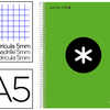 CAHIER SPIRALE LIDERPAPEL ANTA RTIK A5 240P 100G COUVERTURE REMBORDAE QUADRILLAGE 5MM 6 TROUS COIL-LOCK COLORIS VERT FLU CAHIER SPIRALE LIDERPAPEL ANTA RTIK A5 240P 100G COUVERTURE REMBORDAE QUADRILLAGE 5MM 6 TROUS COIL-LOCK COLORIS VERT FLU