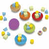 JEU EN BOIS EQUILIBRY CONTENANT 6 DEMI-BOULES DE 6 COULEURS 45 PIONS DE TROIS FORMES 1 DÉ À COULEURS 1 DÉ À FORMES JEU EN BOIS EQUILIBRY CONTENANT 6 DEMI-BOULES DE 6 COULEURS 45 PIONS DE TROIS FORMES 1 DÉ À COULEURS 1 DÉ À FORMES