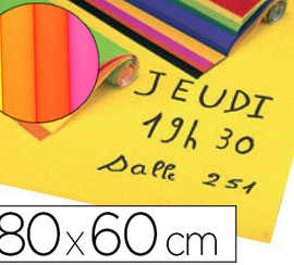 papier-affiche-maildor-90g-80x-60cm-coloris-assortis-fluo-rouleau-10f
