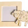 CADRE PHOTO BOIS À DÉCORER 14.3X10.6CM MOTIF MOUTON CADRE PHOTO BOIS À DÉCORER 14.3X10.6CM MOTIF MOUTON