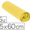 SAC POUBELLE DOMESTIQUE 55X60C M LIENS COULISSANTS CALIBRE 120 CAPACITA 23L COLORIS JAUNE ROULEAU 15 UNITAS SAC POUBELLE DOMESTIQUE 55X60C M LIENS COULISSANTS CALIBRE 120 CAPACITA 23L COLORIS JAUNE ROULEAU 15 UNITAS