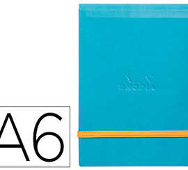 pochette-rhodiarama-webpocket-a6-9x14cm-couverture-simili-cuir-turquoise-int-rieur-imprim-fermeture-lastique-orange