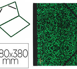 carton-adessin-canson-papier-marbra-vert-90g-dos-koveril-noir-fermeture-alastique-280x380mm