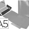 CHEMISE LIDERPAPEL POLYPROPYLÈNE DOS FLEXIBLE A5 148X210MM 4/10E 3 RABATS 100F ÉLASTIQUE TRANSPARENT CHEMISE LIDERPAPEL POLYPROPYLÈNE DOS FLEXIBLE A5 148X210MM 4/10E 3 RABATS 100F ÉLASTIQUE TRANSPARENT