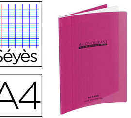 cahier-piqua-conquarant-classi-que-couverture-polypropylene-rigide-transparente-a4-21x29-7cm-96-pages-90g-sayes-violet