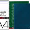 CAHIER SPIRALE LIDERPAPEL PAPER COAT A4 21X29,7CM 280P 80G/M2 LIGNÉ HORIZONTAL COIL-LOCK COLORIS ASSORTIS CAHIER SPIRALE LIDERPAPEL PAPER COAT A4 21X29,7CM 280P 80G/M2 LIGNÉ HORIZONTAL COIL-LOCK COLORIS ASSORTIS