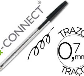 stylo-bille-q-connect-acriture-moyenne-0-7mm-encre-classique-bille-indaformable-capuchon-couleur-encre-noir