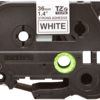 Brother TZeS261 36mm Ruban noir/blanc Brother TZeS261 36mm Ruban noir/blanc