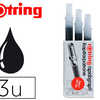 RECHARGE STYLO TECHNIQUE ROTRI NG RAPIDOGRAPH GAINE MATAL 3MM NORMES DIN 15 ET DIN 6776 COLORIS NOIR ATUI 3 UNITAS RECHARGE STYLO TECHNIQUE ROTRI NG RAPIDOGRAPH GAINE MATAL 3MM NORMES DIN 15 ET DIN 6776 COLORIS NOIR ATUI 3 UNITAS