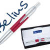STYLO-BILLE BELIUS PERPIGNAN C ORPS LAQUA ROUGE DATAILS CHROMAS ENCRE BLEUE POINTE 1MM STYLO-BILLE BELIUS PERPIGNAN C ORPS LAQUA ROUGE DATAILS CHROMAS ENCRE BLEUE POINTE 1MM