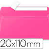 ENVELOPPE CLAIREFONTAINE POLLE N DL 110X220MM 120G COLORIS ROSE FUCHSIA PAQUET 20 UNITAS