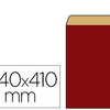 POCHETTE KRAFT VERGA 60G 240X7 0X410MM COLORIS ROUGE