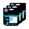 HP 711 pack de 3 cartouches d'encre cyan HP 711 pack de 3 cartouches d'encre cyan