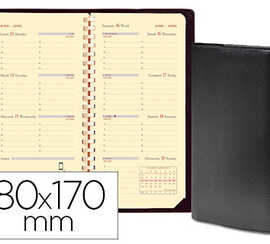 agenda-quo-vadis-italnote-s-impala-d-cembre-d-cembre-80x170mm-1-semaine-2-pages-coloris-noir