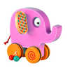 JEU DE DÉPLACEMENT EN BOIS FIESTA CRAFTS AVEC QUATRE ROUES ET MANCHE DÉMONTABLE ÉLÉPHANT 10X28X34CM JEU DE DÉPLACEMENT EN BOIS FIESTA CRAFTS AVEC QUATRE ROUES ET MANCHE DÉMONTABLE ÉLÉPHANT 10X28X34CM