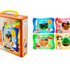 PUZZLE MINILAND CE QUE JE MANGE SET DE 4 UNITÉS 6 PIÈCES PUZZLE MINILAND CE QUE JE MANGE SET DE 4 UNITÉS 6 PIÈCES