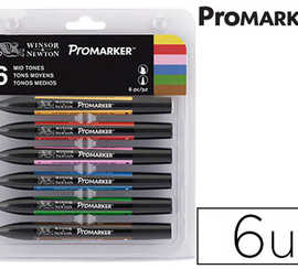 marqueur-professionnel-w-n-pro-marker-double-pointe-tons-moyens-jaune-tulipe-rouge-oeillet-rose-bleu-chine-cacao-6-unita