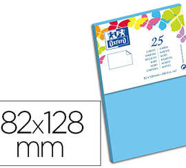 carte-oxford-v-lin-82x128mm-240g-coloris-bleu-lagon-25-unit-s