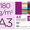 PAPIER CARTONNÉ LIDERPAPEL A3 180G/M2 UNICOLORE ROSE PAQUET 100F PAPIER CARTONNÉ LIDERPAPEL A3 180G/M2 UNICOLORE ROSE PAQUET 100F