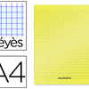 CAHIER PIQUA LIDERPAPEL COUVER TURE PLASTIQUE SOUPLE A4 21X29,7CM 96 PAGES SAYES COLORIS JAUNE CAHIER PIQUA LIDERPAPEL COUVER TURE PLASTIQUE SOUPLE A4 21X29,7CM 96 PAGES SAYES COLORIS JAUNE