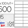 ATIQUETTE ADHASIVE APLI AGIPA IMPRIMANTE LASER COPIEUR 105X35MM BOÎTE 1600 UNITAS ATIQUETTE ADHASIVE APLI AGIPA IMPRIMANTE LASER COPIEUR 105X35MM BOÎTE 1600 UNITAS
