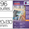 MARQUE-PAGES AVERY 96 ONGLETS 320X130MM ADHASIF REPOSITIONNABLE IMPRESSION LASER JET ENCRE