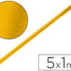 PAPIER KRAFT LIDERPAPEL 1X5M 6 5G/M2 UNICOLORE JAUNE OR ROULEAU PAPIER KRAFT LIDERPAPEL 1X5M 6 5G/M2 UNICOLORE JAUNE OR ROULEAU