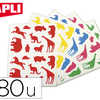 GOMMETTE APLI AGIPA PERMANENTE ANIMAUX SAUVAGES SACHET 10F 180 UNITÉS GOMMETTE APLI AGIPA PERMANENTE ANIMAUX SAUVAGES SACHET 10F 180 UNITÉS