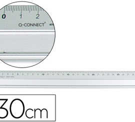 r-gle-q-connect-30cm-base-caou-tchouc-millim-tr-e-bisel-e-gamme-aluminium-conomique-tui-plastique