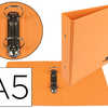 CLASSEUR LIDERPAPEL 2 ANNEAUX RONDS 40MM A5 CARTON REMBORDA PVC COLORIS ORANGE CLASSEUR LIDERPAPEL 2 ANNEAUX RONDS 40MM A5 CARTON REMBORDA PVC COLORIS ORANGE