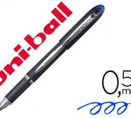 stylo-bille-uniball-jetstream-acriture-moyenne-0-5mm-encre-gel-grip-antiglisse-encre-ultra-fluide-rechargeable-bleu