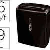 DESTRUCTEUR Q-CONNECT Q6STRP O CCASIONNEL STANDARD VITESSE 7.5MIN A4 COUPE DROITE 6MM A4 9L 315X190X345MM 3.52KG DESTRUCTEUR Q-CONNECT Q6STRP O CCASIONNEL STANDARD VITESSE 7.5MIN A4 COUPE DROITE 6MM A4 9L 315X190X345MM 3.52KG