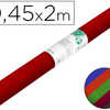 PAPIER AUTO-ADHÉSIF LIDERPAPEL 0.45X2M 200 MICRONS FINITION DAIM ASSORTIMENT BLEU GRENAT NOIR ROUGE VERT PAPIER AUTO-ADHÉSIF LIDERPAPEL 0.45X2M 200 MICRONS FINITION DAIM ASSORTIMENT BLEU GRENAT NOIR ROUGE VERT