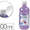 GOUACHE SCOLAIRE LIDERPAPEL LIQUIDE LAVABLE FERMETURE SÉCURITÉ BRILLANTE COLORIS LILAS FLACON 500ML GOUACHE SCOLAIRE LIDERPAPEL LIQUIDE LAVABLE FERMETURE SÉCURITÉ BRILLANTE COLORIS LILAS FLACON 500ML