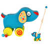 JEU DE DÉPLACEMENT EN BOIS FIESTA CRAFTS AVEC QUATRE ROUES ET MANCHE DÉMONTABLE CHIEN 10X28X34CM JEU DE DÉPLACEMENT EN BOIS FIESTA CRAFTS AVEC QUATRE ROUES ET MANCHE DÉMONTABLE CHIEN 10X28X34CM