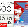 CARTE VISITE DECADRY ONE CLICK INKJET 86X54MM 280G BORDS LISSES COINS CARRÉS POCHETTE 500 UNITÉS BLANC CARTE VISITE DECADRY ONE CLICK INKJET 86X54MM 280G BORDS LISSES COINS CARRÉS POCHETTE 500 UNITÉS BLANC