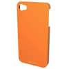 COQUE MÉTALLIQUE LEITZ IPHONE 4/4S WOW ACCÈS TOUS CAPTEURS PORTS CONNEXIONS TOUCHES INTÉRIEUR VELOUR DOUX ORANGE