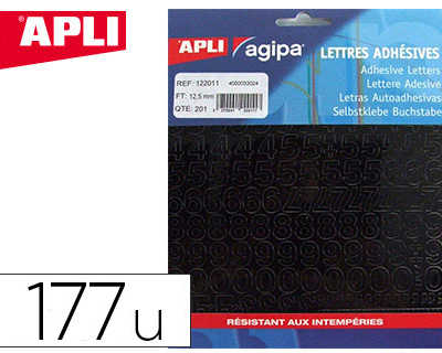 chiffre-apli-agipa-adhasif-20m-m-rasiste-humidita-coloris-noir-pochette-177-unitas