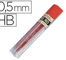 mine-pentel-0-5mm-hb-coloris-rouge-tui-12-unit-s