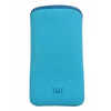 ÉTUI T'NB PROTECTION PURE SMARTPHONE IPHONE SIMILI CUIR NUBUCK 12X6CM INTÉRIEUR ANTI-RAYURES TOUCHER VELOURS BLEU