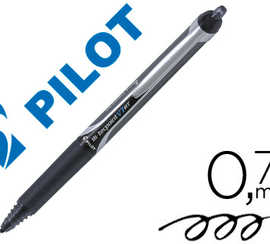 roller-pilot-v7-rt-r-tractable-criture-moyenne-encre-liquide-grip-caoutchouc-syst-me-s-curit-fuites-avion-couleur-noir