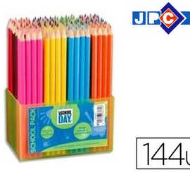 crayon-couleur-jpc-school-day-180mm-coloris-assortis-schoolpack-144-unitas