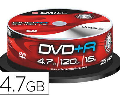 dvd-r-emtec-r-inscriptible-4-7gb-vitesse-16x-tour-25-unit-s